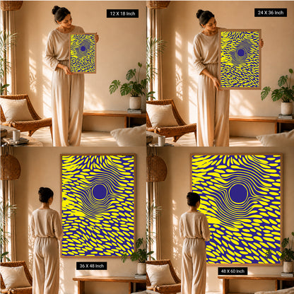 yoga inspired wall art for wellness spaces