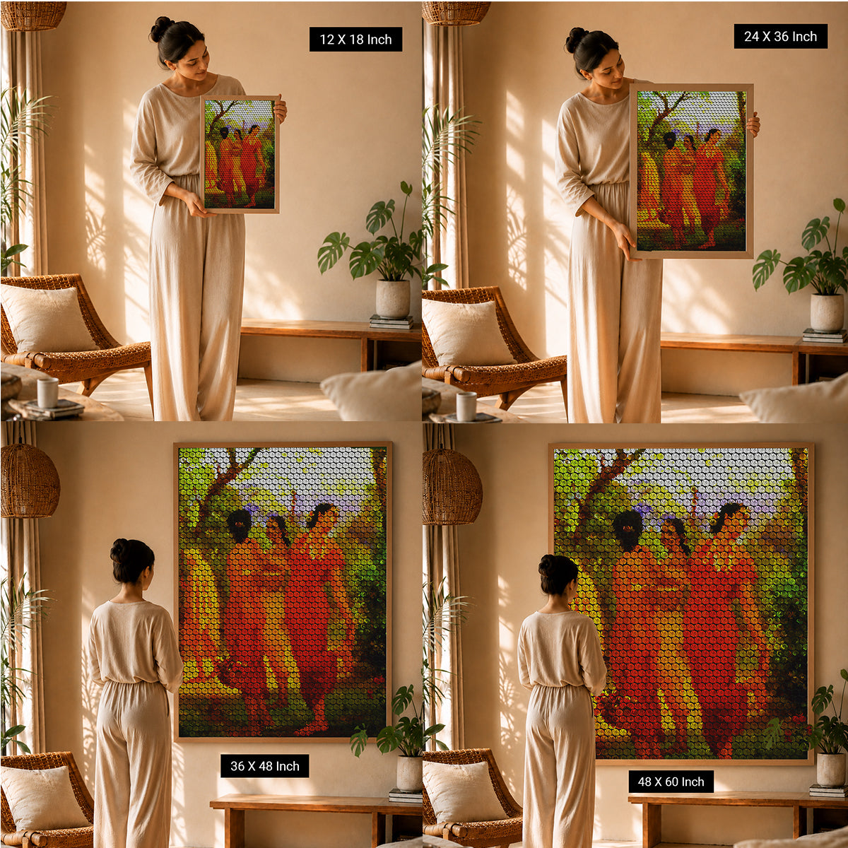 handcrafted canvas paintings for mindful home styling