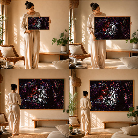 luxury therapeutic artwork for peaceful spaces and emotional wellness decor
