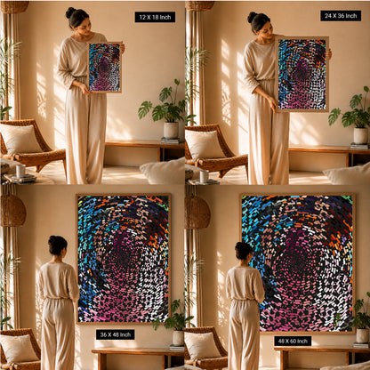 earthy tone wall art for calm modern spaces
