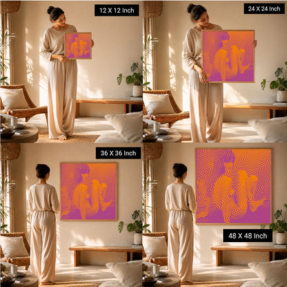 healing space artwork for psychologists and wellness clinic interiors