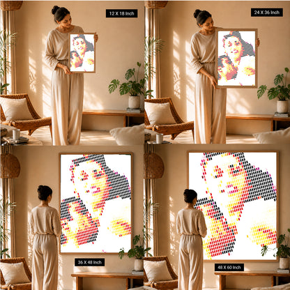 Therapeutic wall art for calming living room decor
