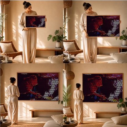 healing inspired wall art for peaceful homes and mindful lifestyle lovers