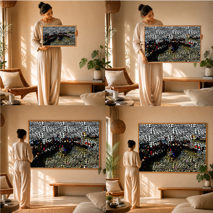 Grounding Wall Art for Executive Focus & Clarity - Ilu Art Therapy