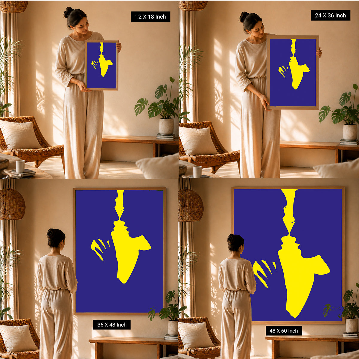 relaxing artwork for meditation and yoga spaces