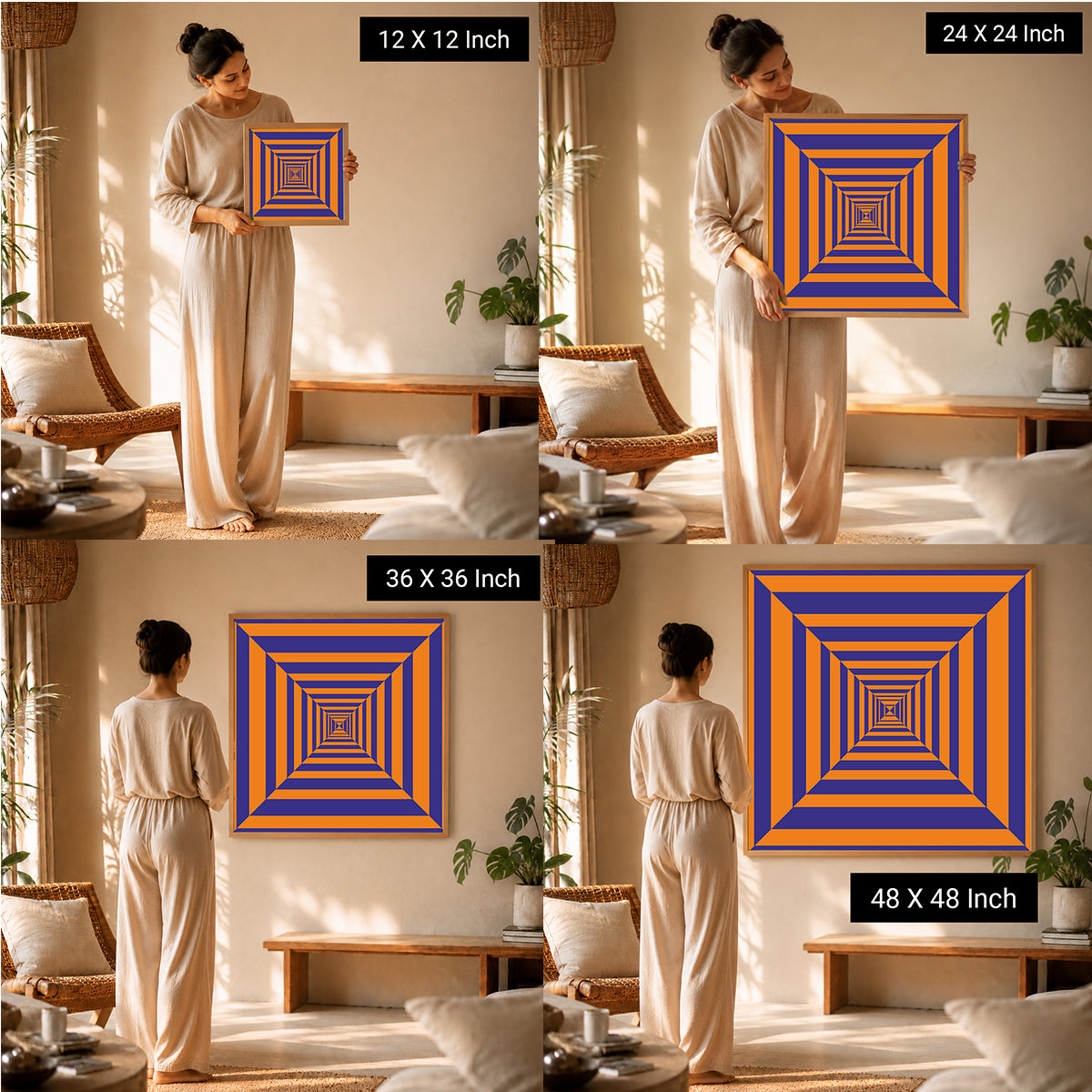 zen inspired canvas wall decor for emotional balance and peaceful interiors