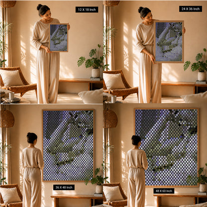 handcrafted calming art for wellness homes