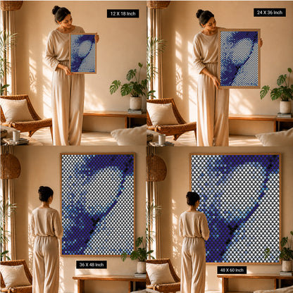Positive atmosphere wall art for therapy rooms