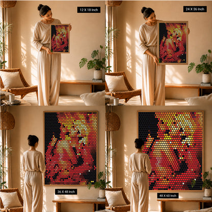 Stress reduction artwork for therapy clinics