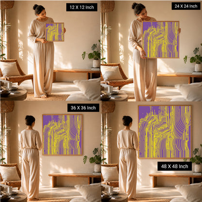 soothing spiritual canvas art for positive energy home styling