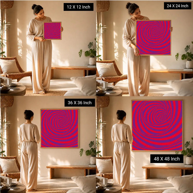 Statement Optical Illusion Wall Art - Ilu Art Therapy