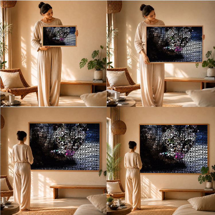 Lucky Cat Horizon Wall Art - Ilu Art Therapy