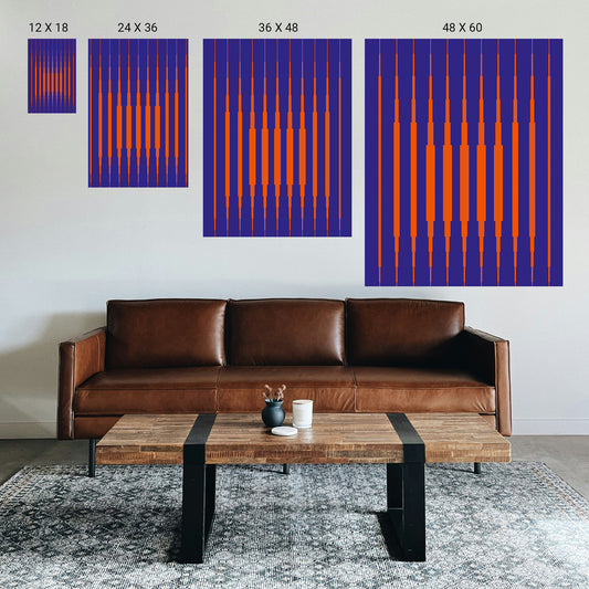 Optical illusion art for mental clarity
