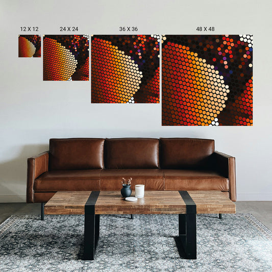 Therapeutic illusion art for improving mental wellness