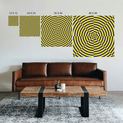 Hypnotic abstract artwork for relaxation and focus