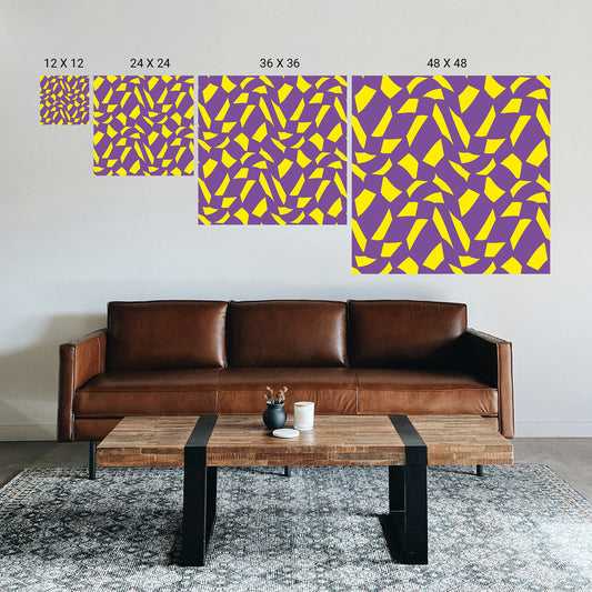 Illusion art print for peaceful and relaxing environment