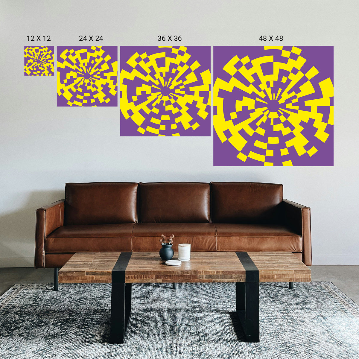 Therapeutic illusion decor for emotional healing space