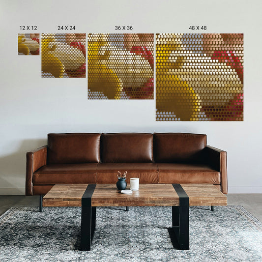 Therapeutic wall decor for anxiety reduction