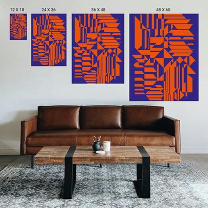 Collage of therapy spaces showing how symmetrical art supports calm, focused sessions.