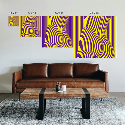 Illusion artwork for calming and relaxing visual effect