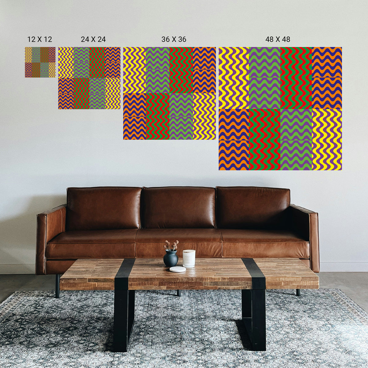 Grid of product thumbnails representing a full therapeutic art collection for professionals.