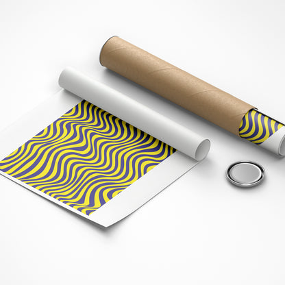 Therapeutic illusion wall art for modern home and office