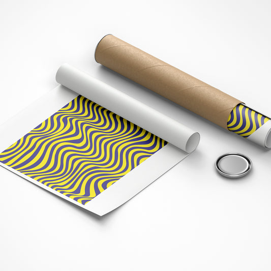 Therapeutic illusion wall art for modern home and office