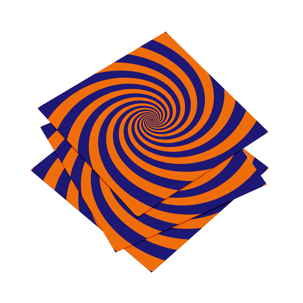 Modern illusion art print for calming and elegant interiors