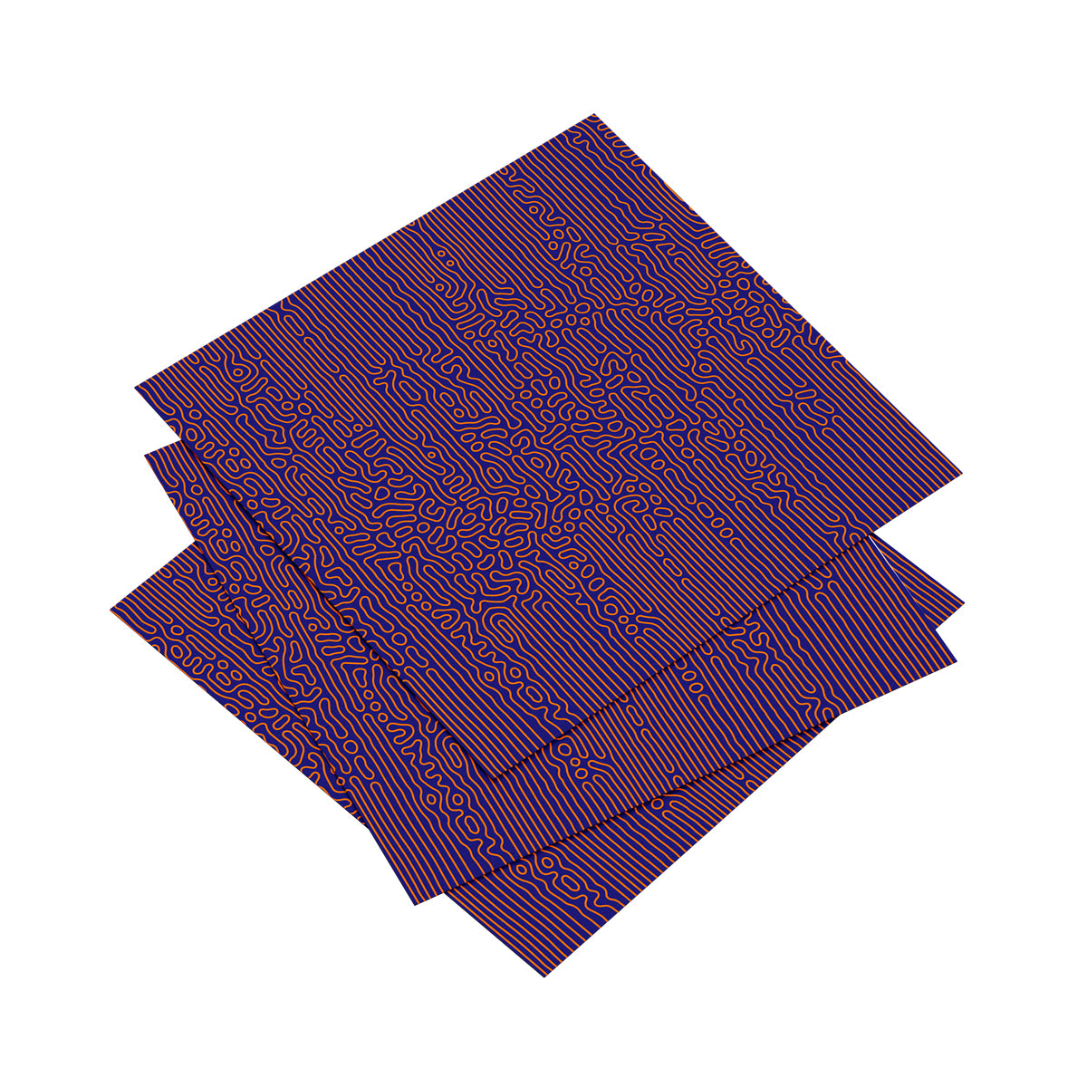 Framed bilateral print leaning casually against a wall on the floor.