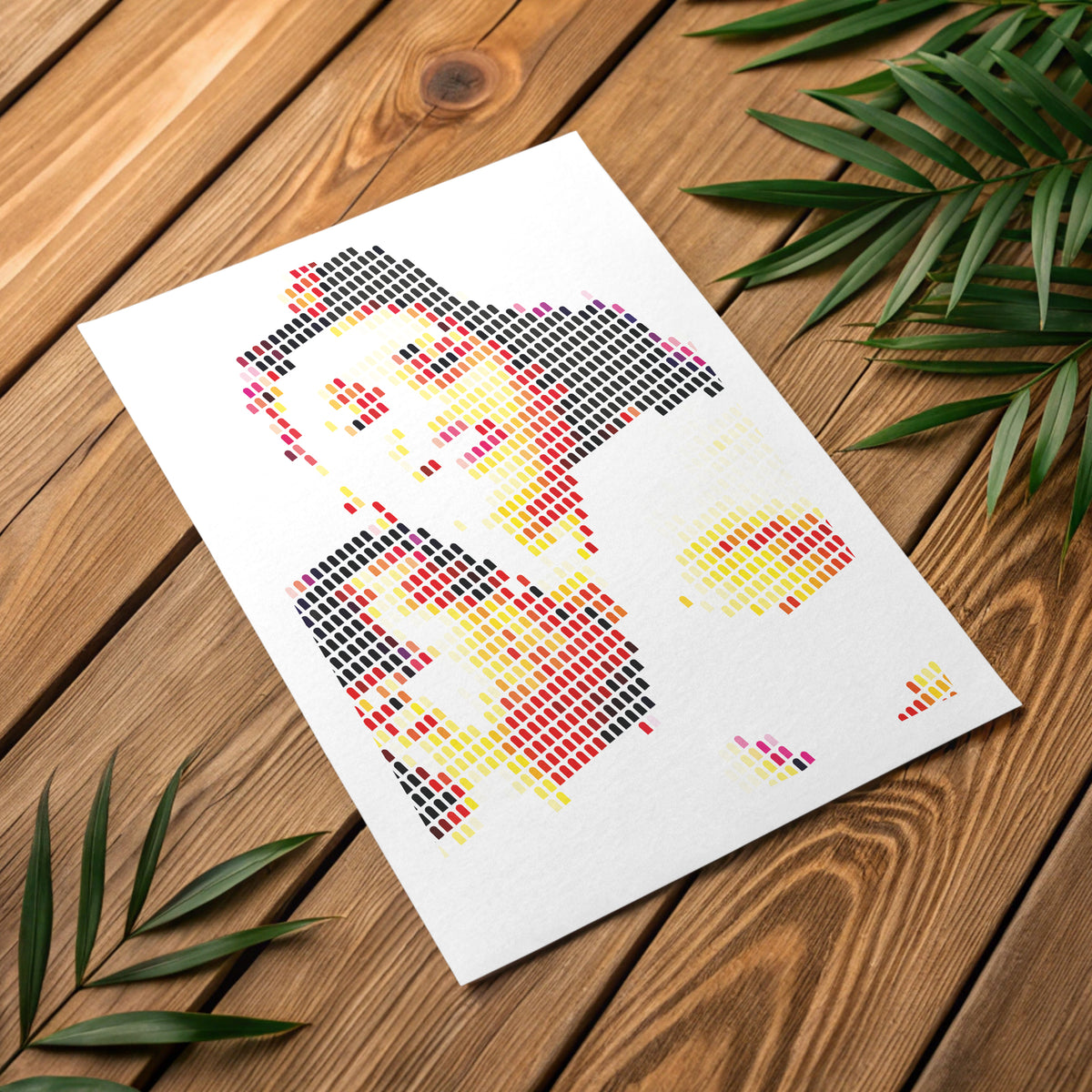The Intimate Kiss – Couples Wall Art - Ilu Art Therapy