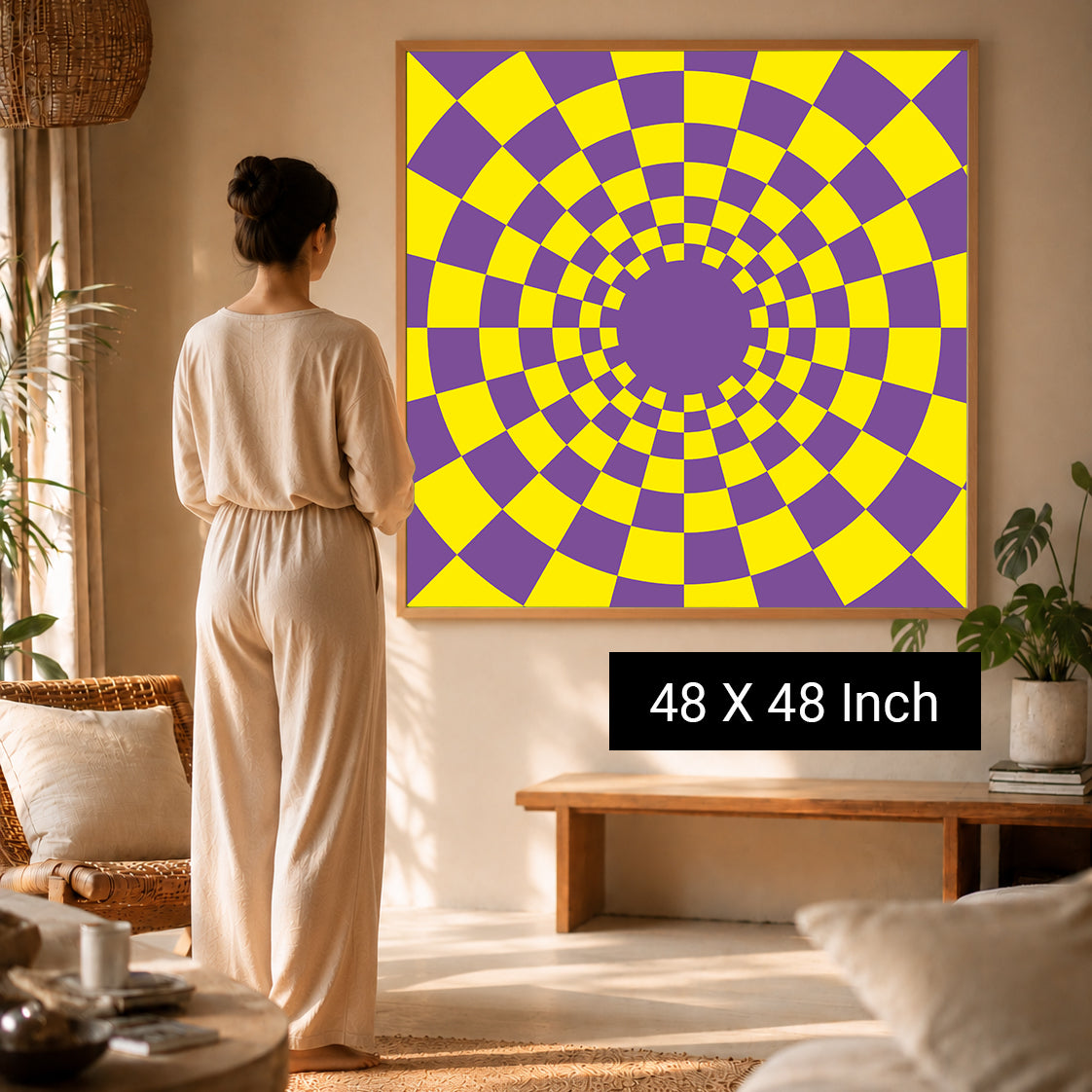 Abstract soft light artwork for mindfulness and relaxation