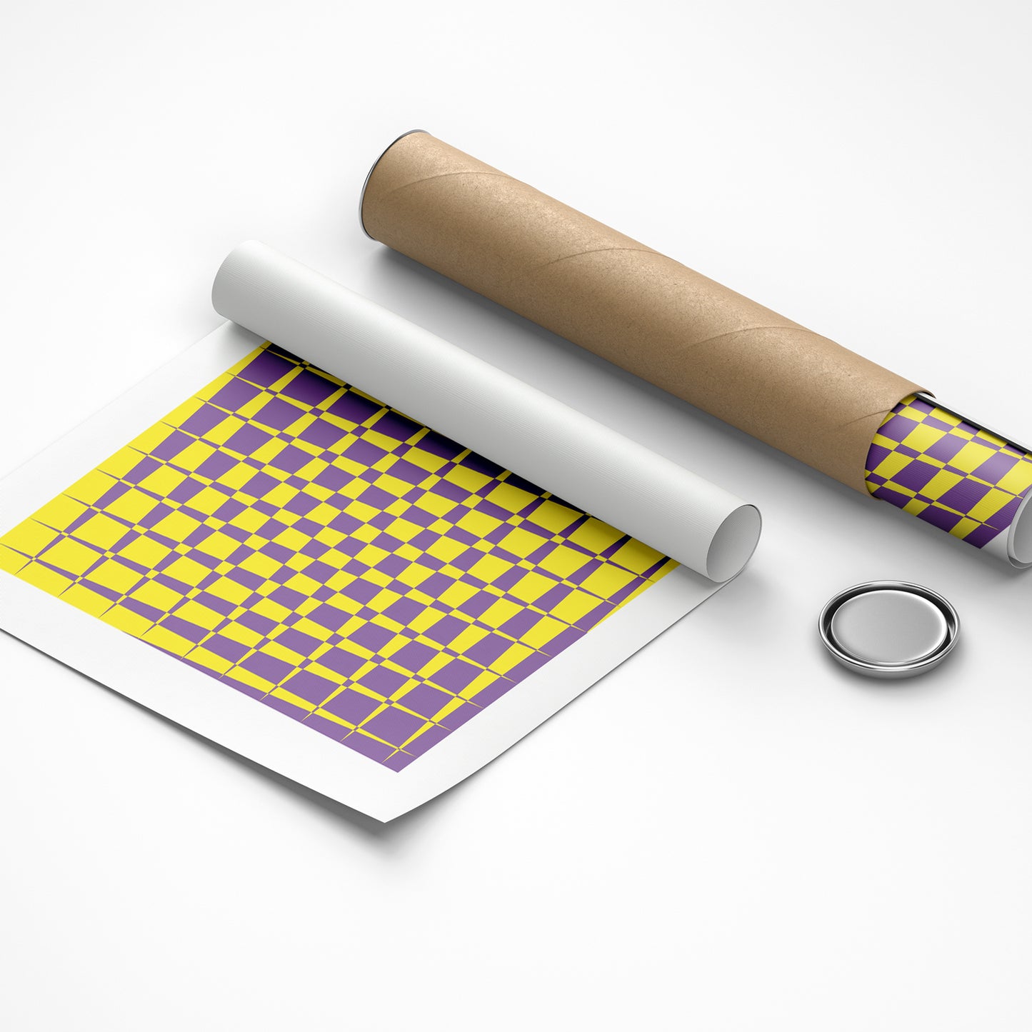 Abstract symmetrical curves poster for counseling backdrop