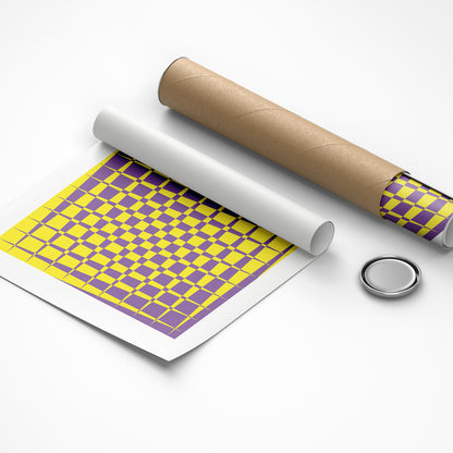Abstract symmetrical curves poster for counseling backdrop