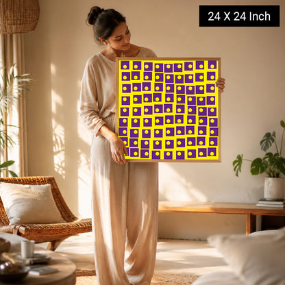 Abstract tunnel effect wall art for deep mindfulness immersion
