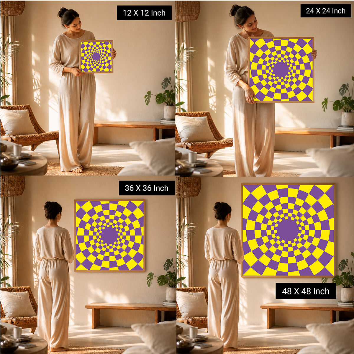 beautiful meditation inspired artwork for calming luxury interiors