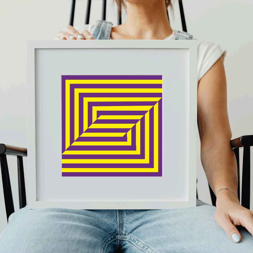 Calm energy visual therapy poster for holistic bodywork spaces
