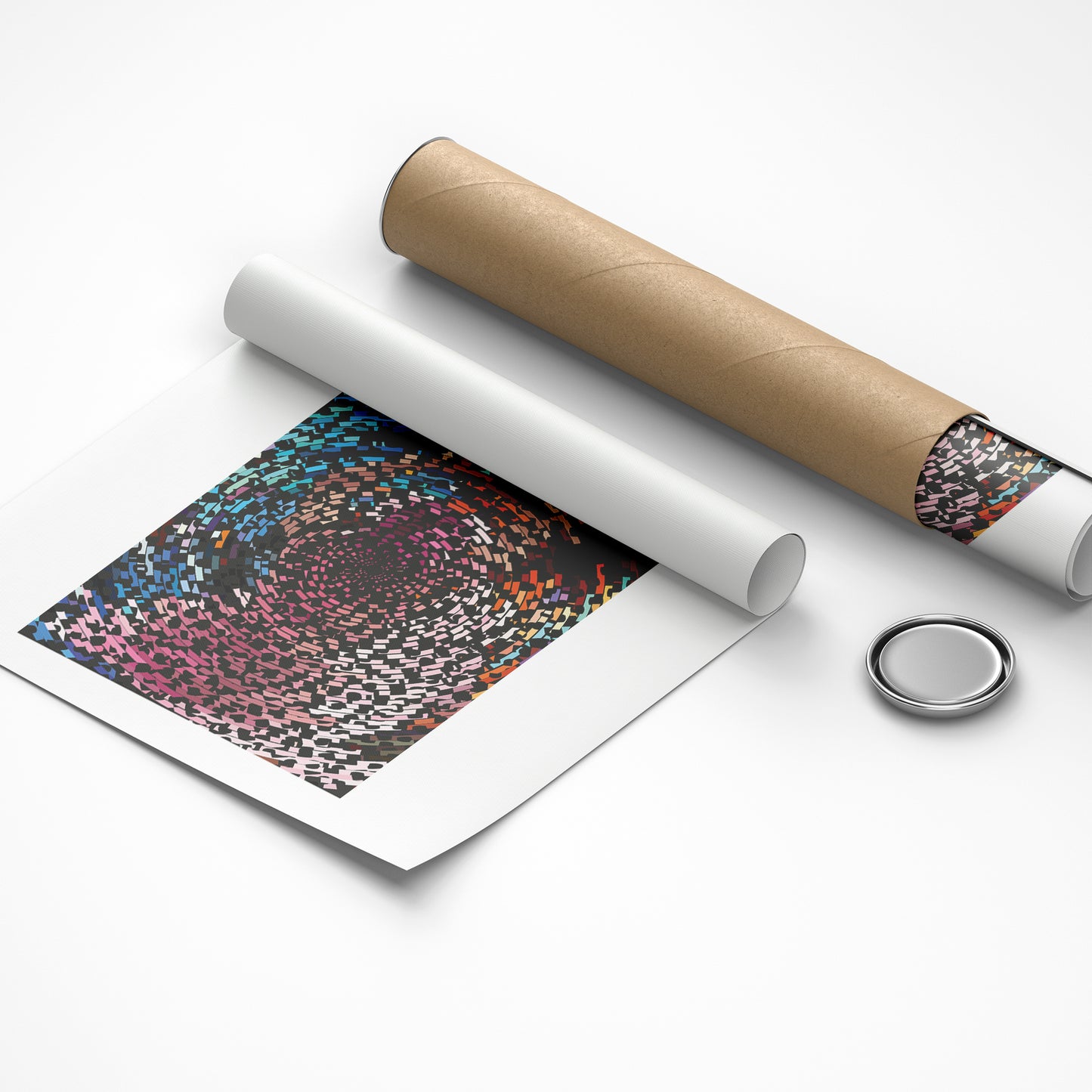 Calming nature-inspired abstract prints for clinic walls