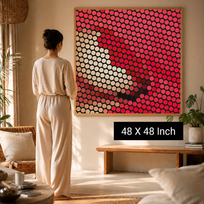 Calming ocean breeze color psychology canvas for bedroom wall