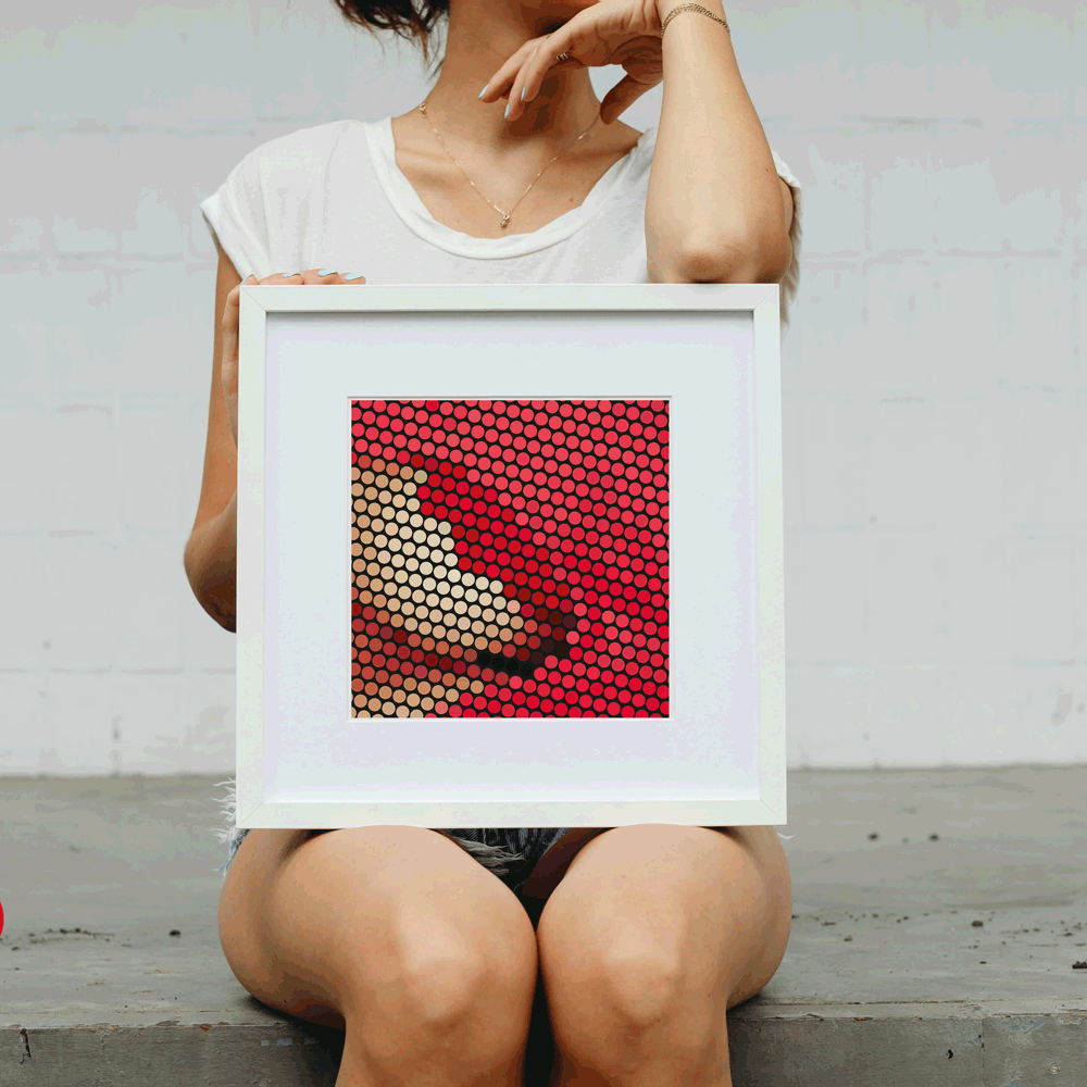 Color psychology canvas print designed to enhance mood