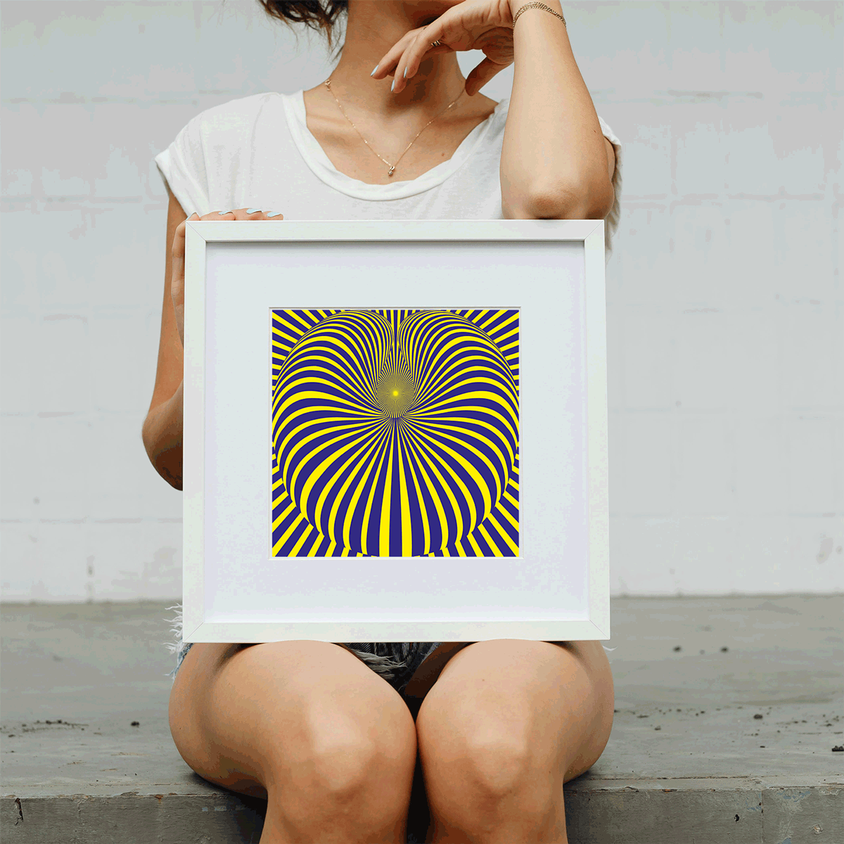 Complete luxury statement framed art collection print set