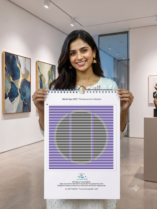 Transform Your Environment with the Mind's Eye 2027 Illusion Art Calendar: 13 Enchanting Prints for Daily Motivation - Ilu Art Therapy