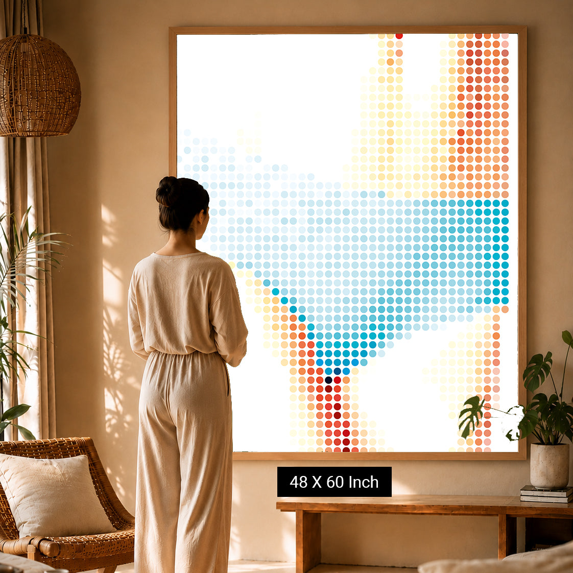 Delicate architectural perspective poster for counseling backdrops