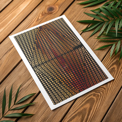 Delicate neutral wave Japandi canvas print for modern interiors
