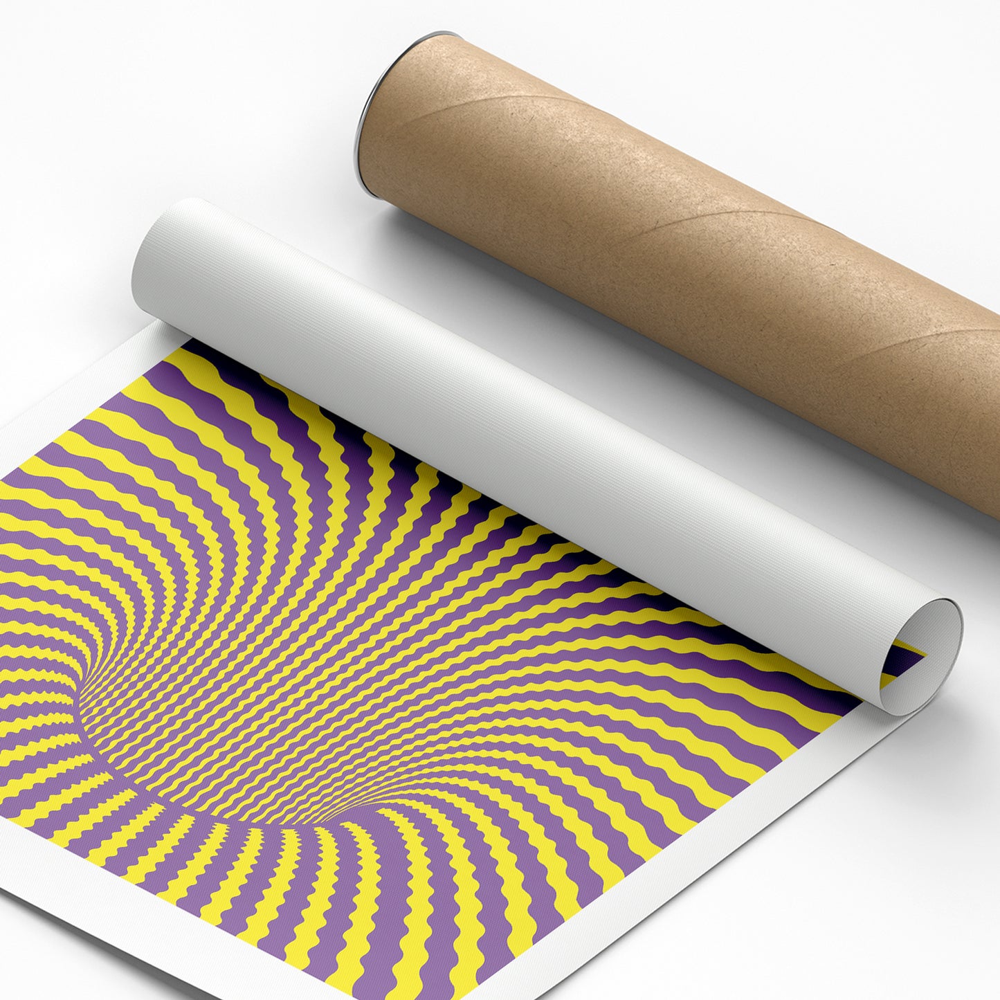 Delicate symmetrical geometry print for medical waiting rooms
