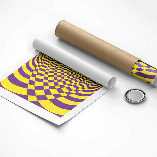 Depth perception art print designed by art therapists