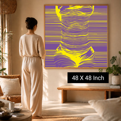 Sacred geometry dot art print for meditation room wall decoration