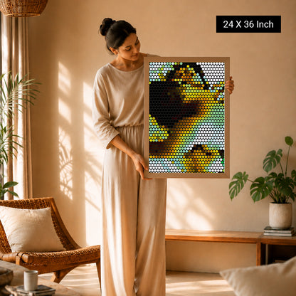 Dusk sky aura artwork designed for evening unwinding and peace