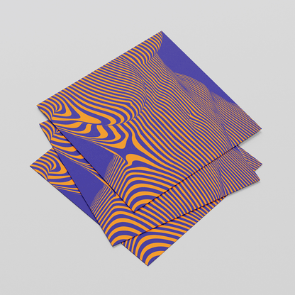 Ethereal light gradient print for meditation space decoration