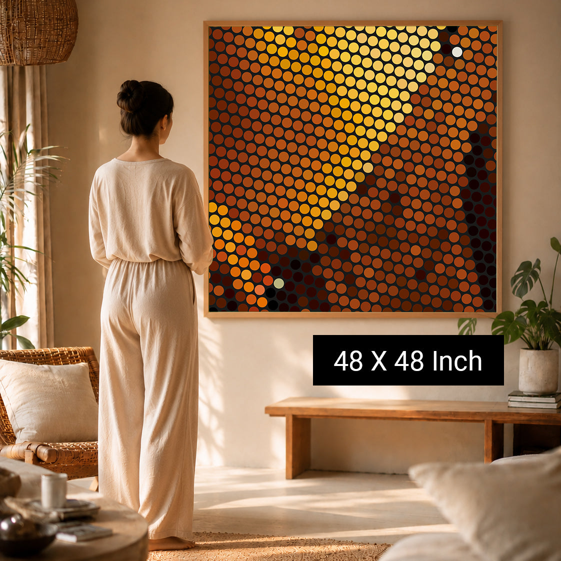 Executive office therapeutic wall print for executive calm