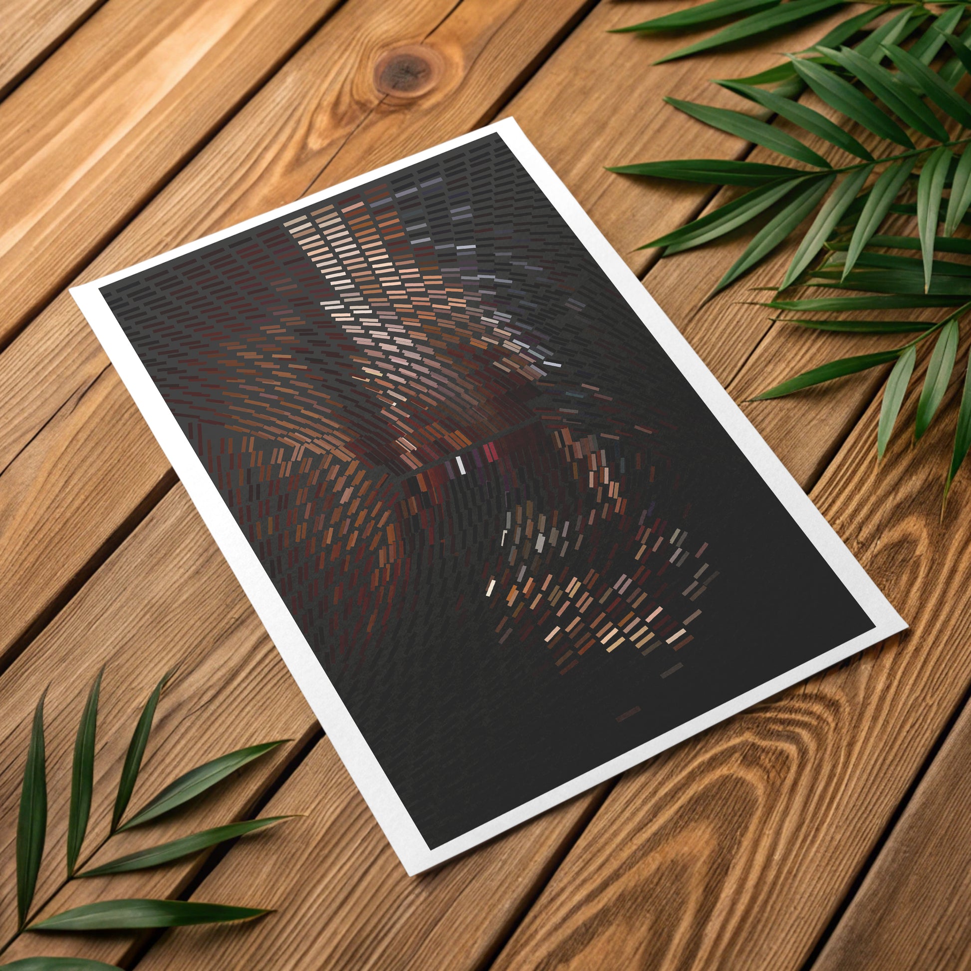 Fine art canvas print with rich depth and soft texture